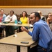 Representatives of the Consumer Financial Protection Bureau visit with JBER leadership, servicemembers, and military spouses