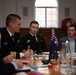 US Navy and Royal Australian Navy Officers Discuss Alliance and AUKUS With Emerging Leaders at UWA Campus