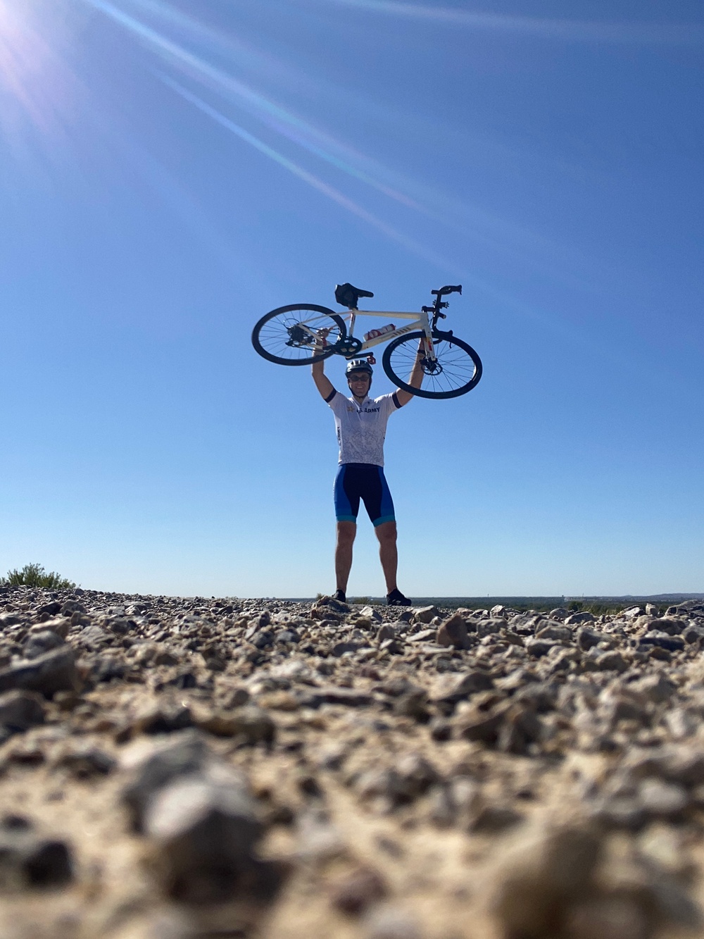 Battalion Commander, Purple Heart Recipient does Pacific Coast Bike Race