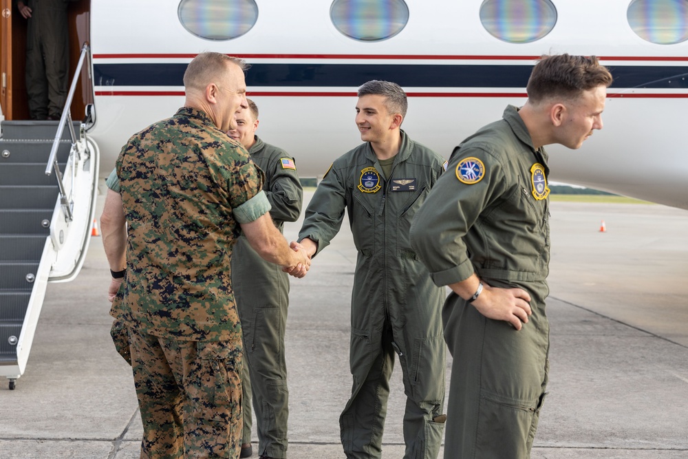 CMC and SMMC visit MCAS Beaufort