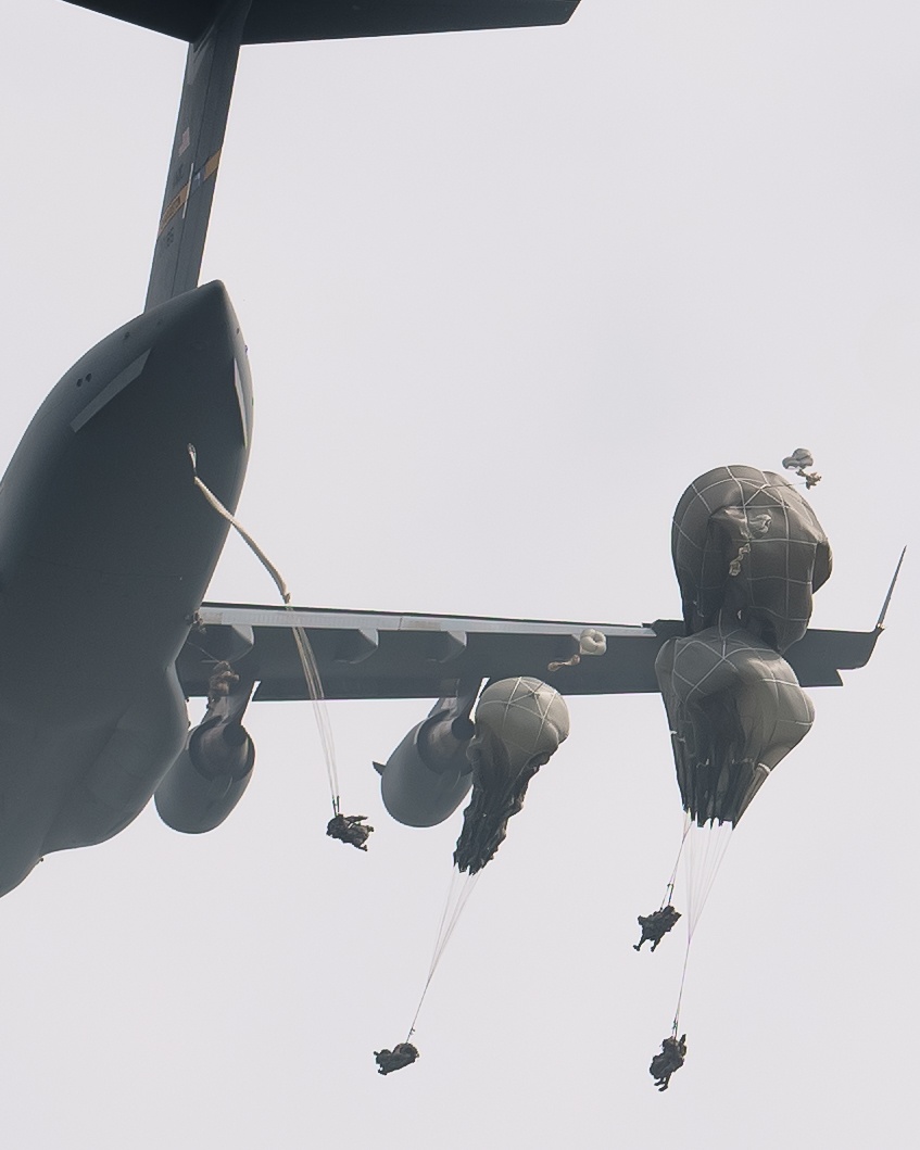 Mass Tactical Airborne Operation During Saber Junction 24