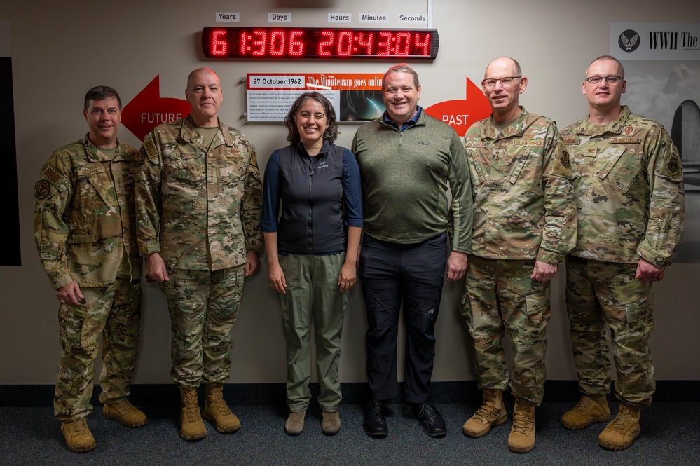 USecAF, DAF senior leaders and congressional staff delegation visit Malmstrom AFB