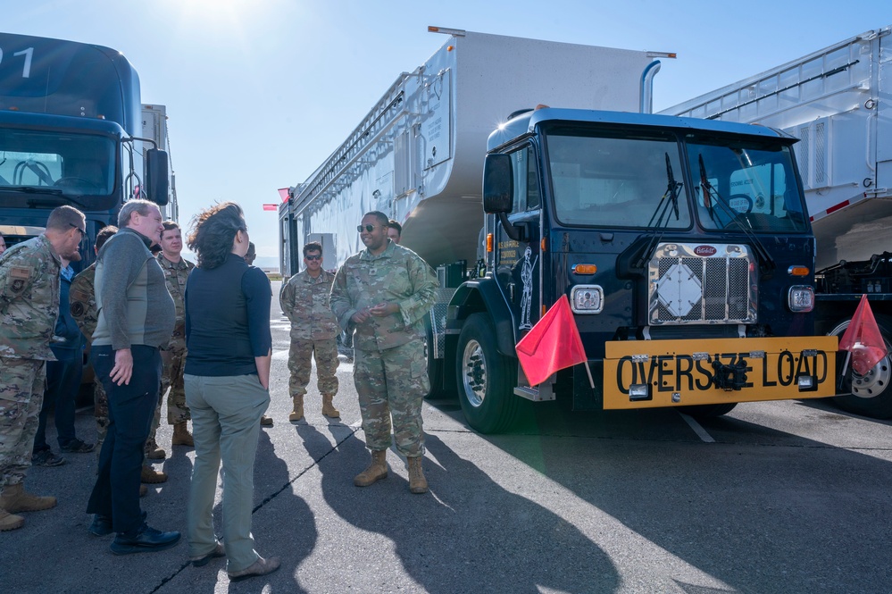 USecAF, DAF senior leaders and congressional staff delegation visit Malmstrom AFB