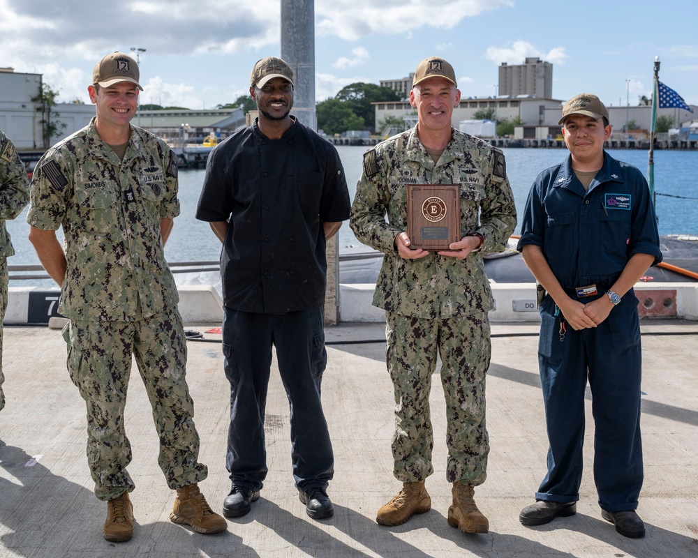 USS Charlotte Battle E