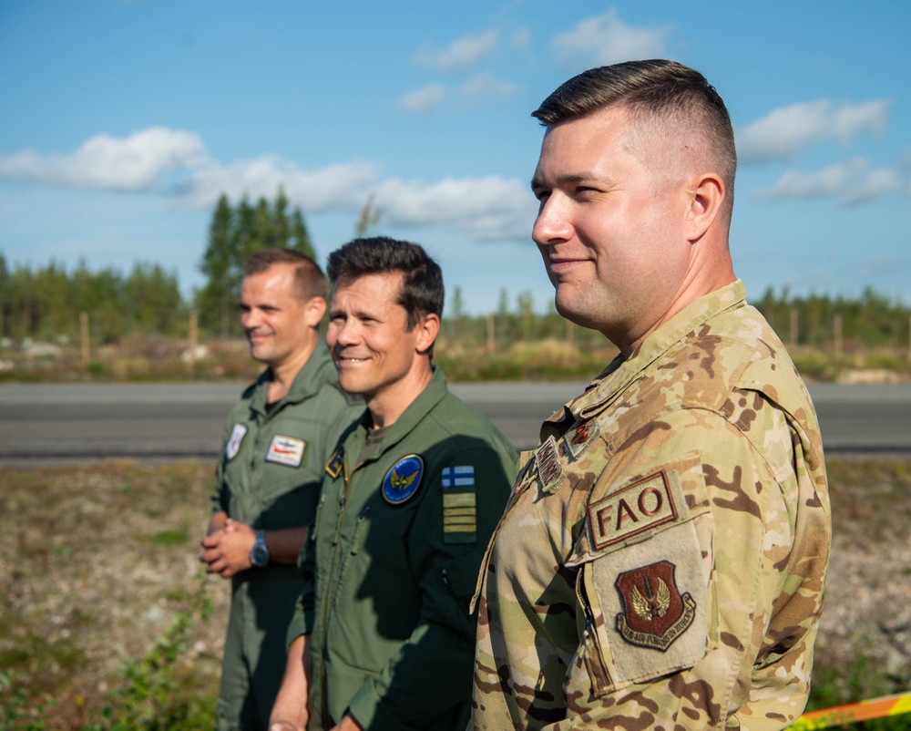 U.S. Air Force F-35 Lightning II makes historic first on highway in Finland