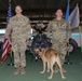 Military Working Dog Arthur retires after five years of service