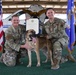 Military Working Dog Arthur retires after five years of service