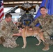 Military Working Dog Arthur retires after five years of service