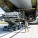 C-5 aircraft lands at Rosecrans