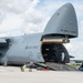 C-5 aircraft lands at Rosecrans