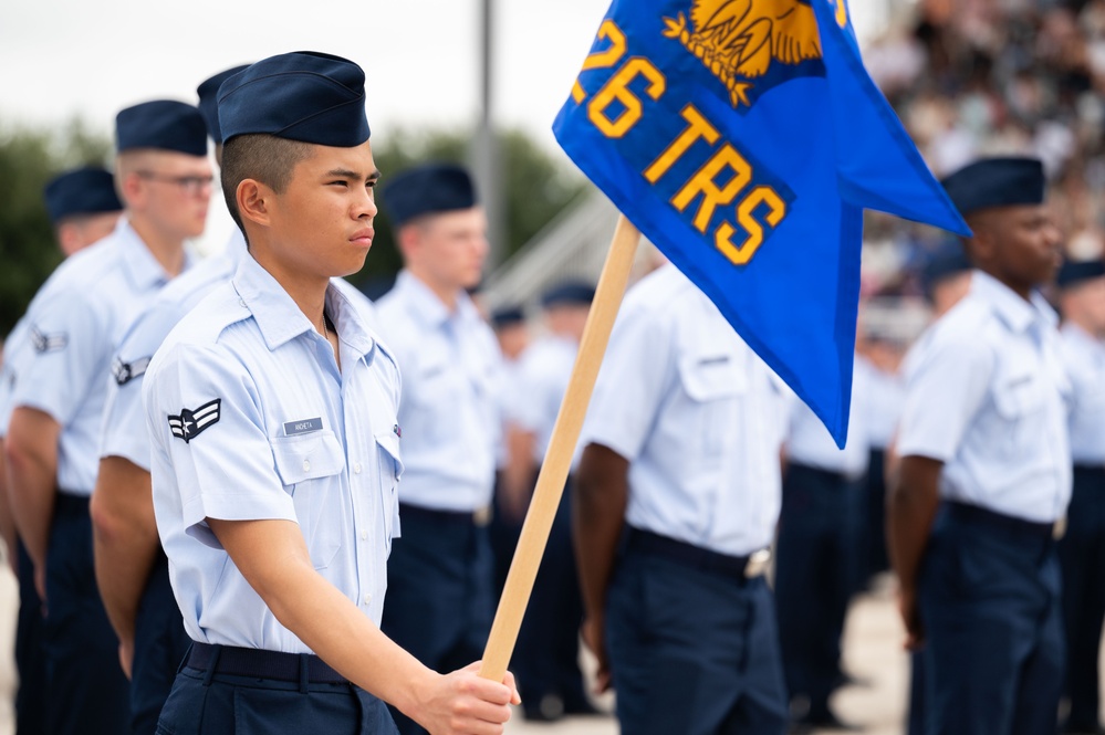 U.S. Air Force Basic Military Training Coin &amp; Retreat Ceremony