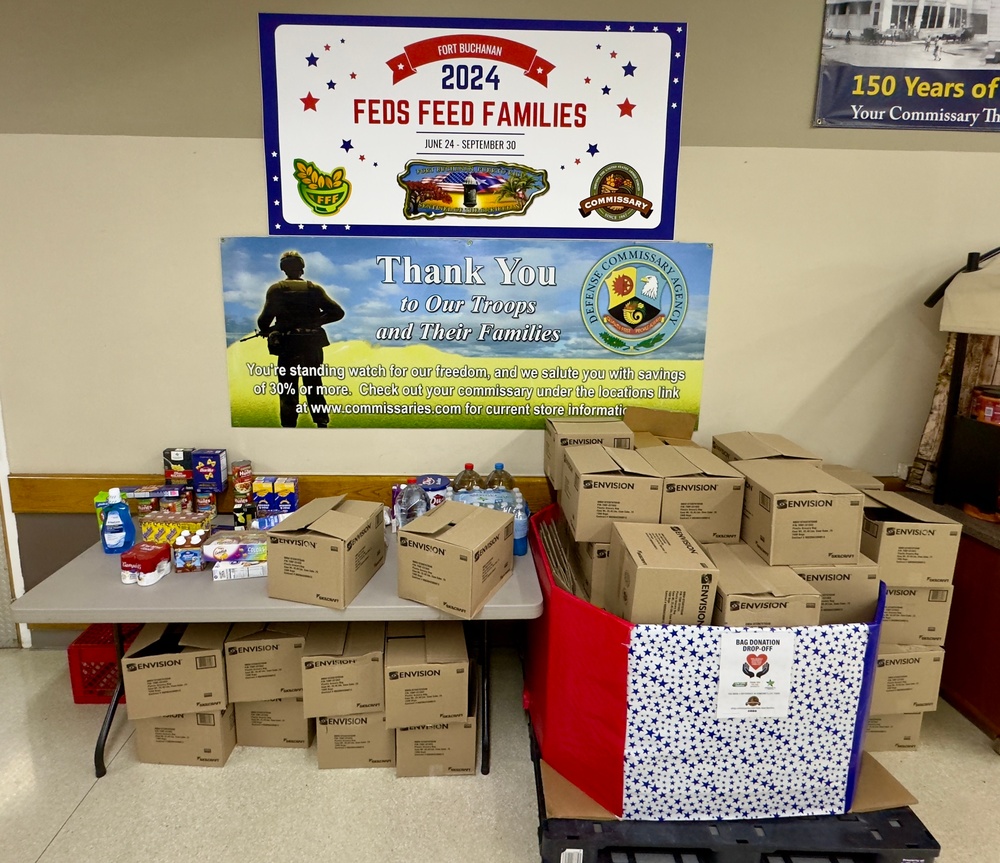 Fort Buchanan helps local communities through the Feds Feed Families Program