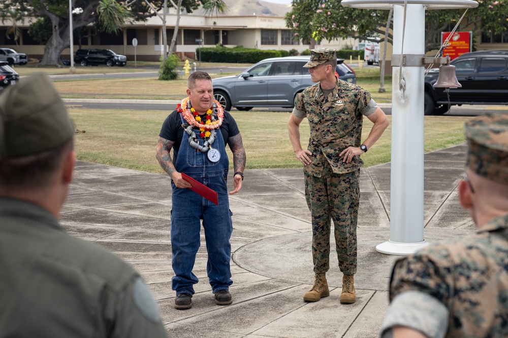 Civilian of the Quarter Ceremony on MCBH