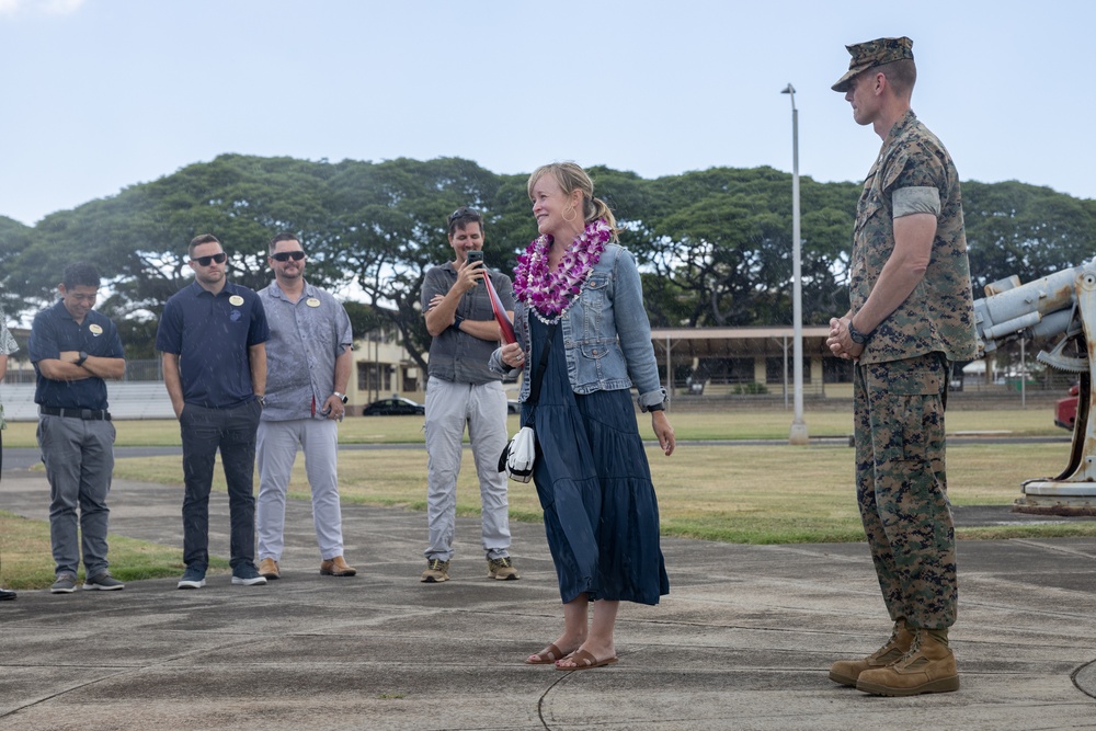Civilian of the Quarter Ceremony on MCBH