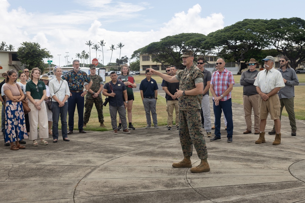 Civilian of the Quarter Ceremony on MCBH