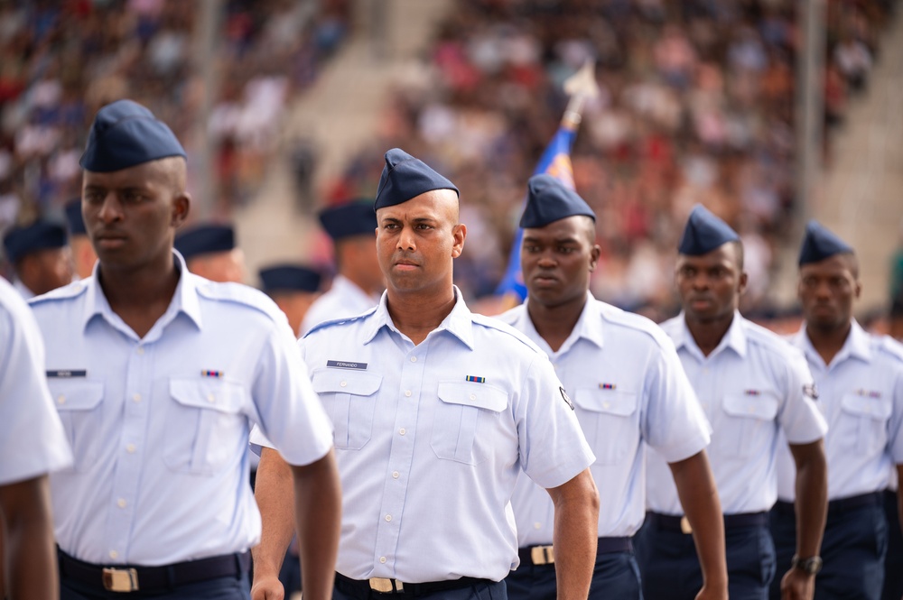 Basic Military Training Coin &amp; Retreat Ceremony
