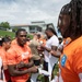 Denver Broncos host U.S. service members to train at their camp