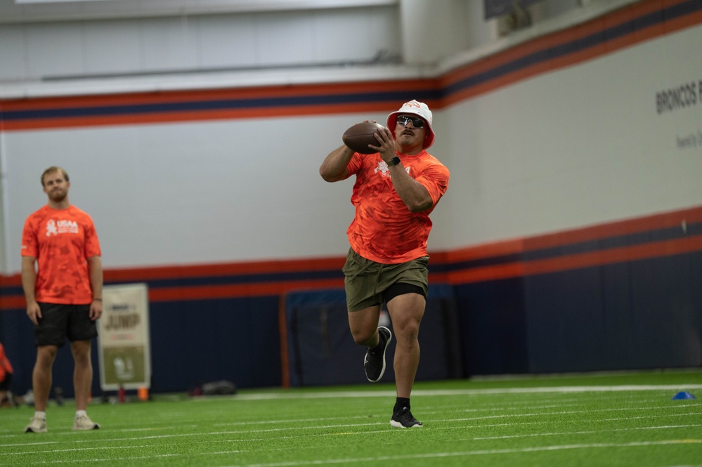 Denver Broncos host U.S. service members to train at their camp
