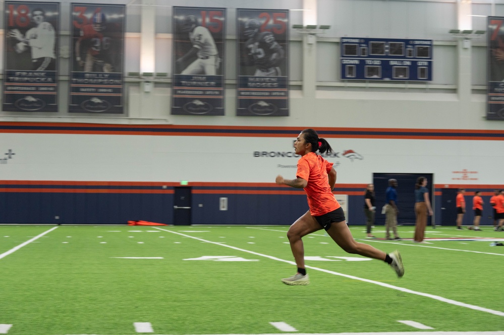 Denver Broncos host U.S. service members to train at their camp