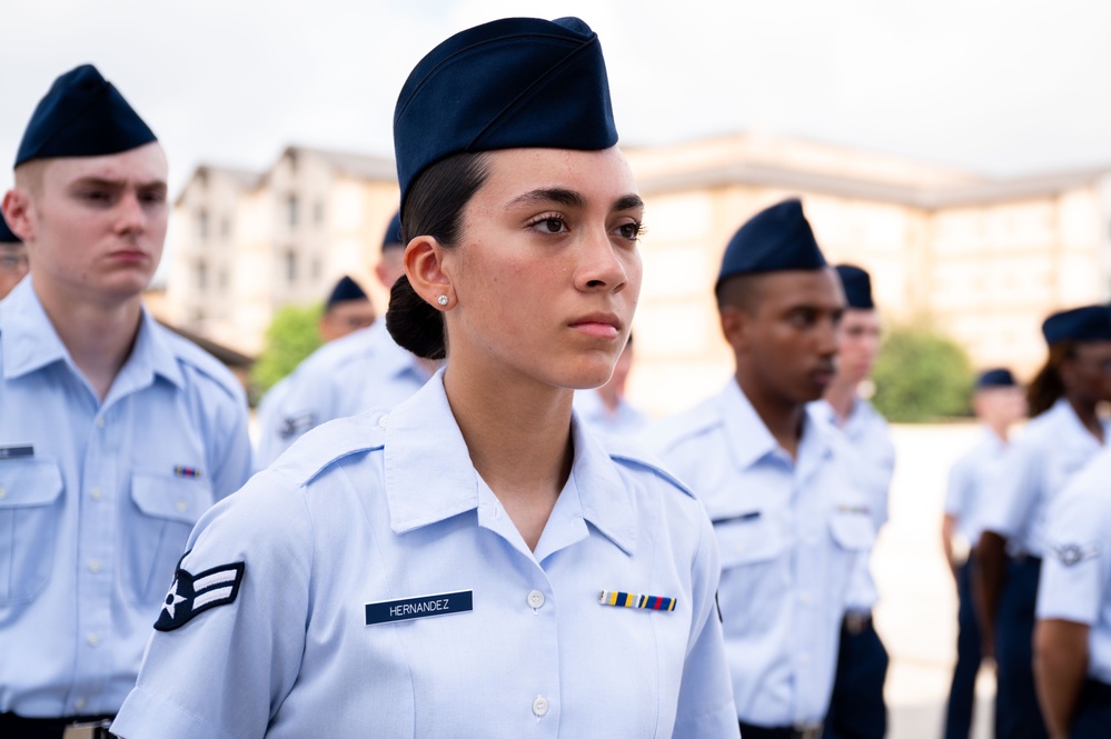 Basic Military Training Coin &amp; Retreat Ceremony