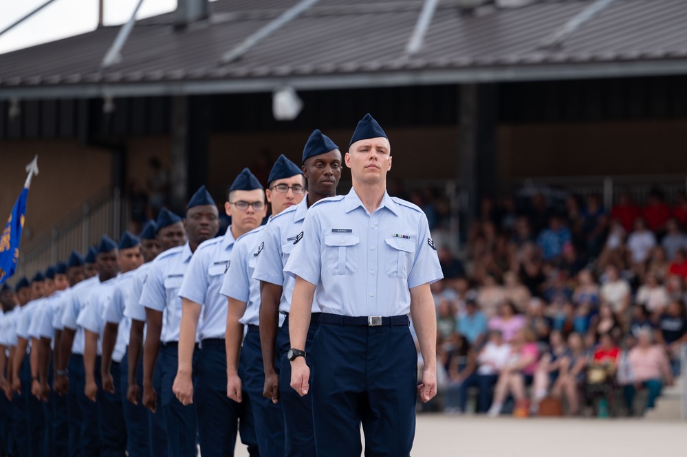 Basic Military Training Coin &amp; Retreat Ceremony