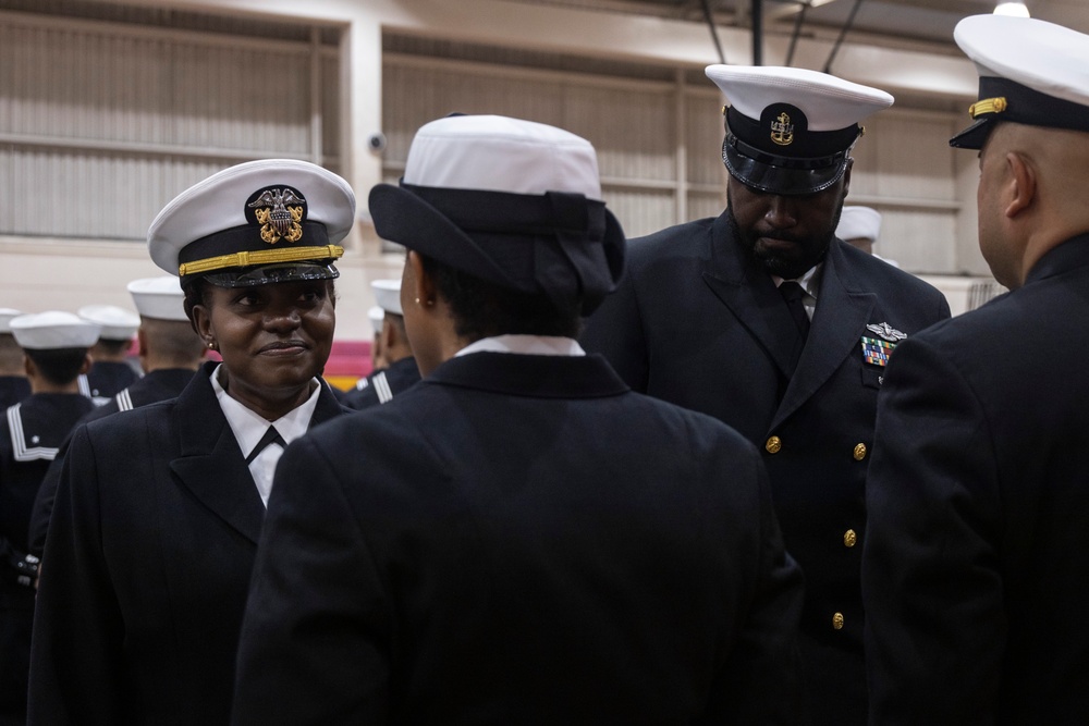 Battalion Blues: 3d Medical Battalion Conducts Quarterly Uniform Dress Blues Inspection