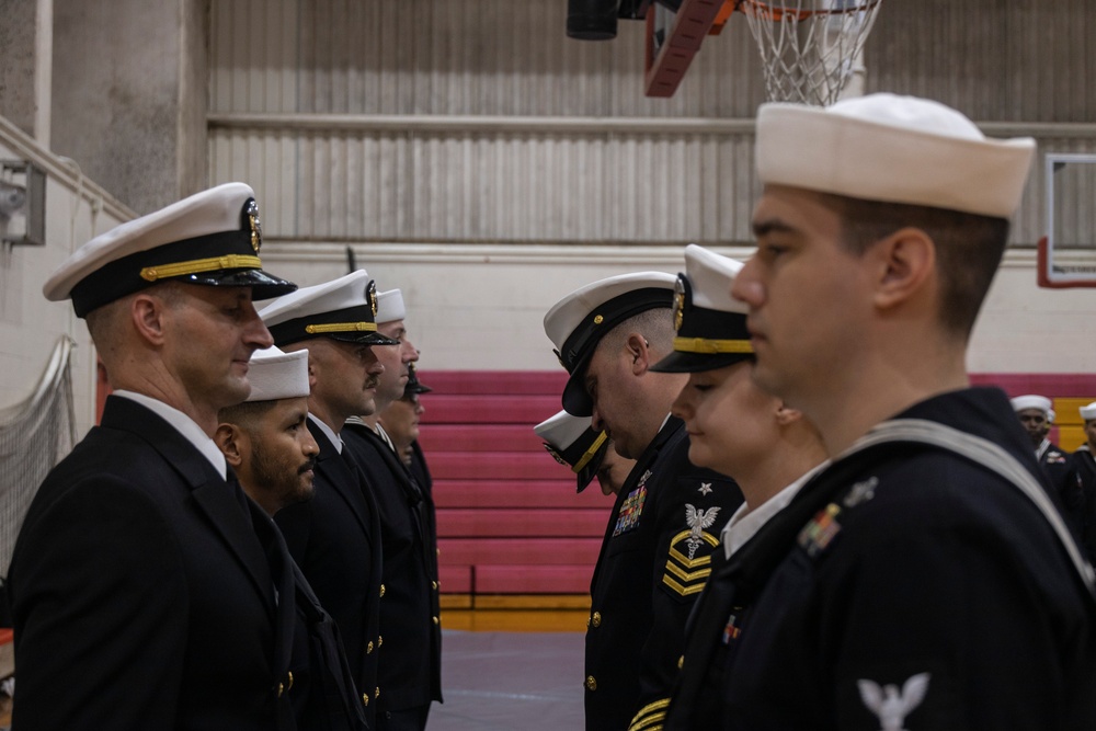 Battalion Blues: 3d Medical Battalion Conducts Quarterly Uniform Dress Blues Inspection