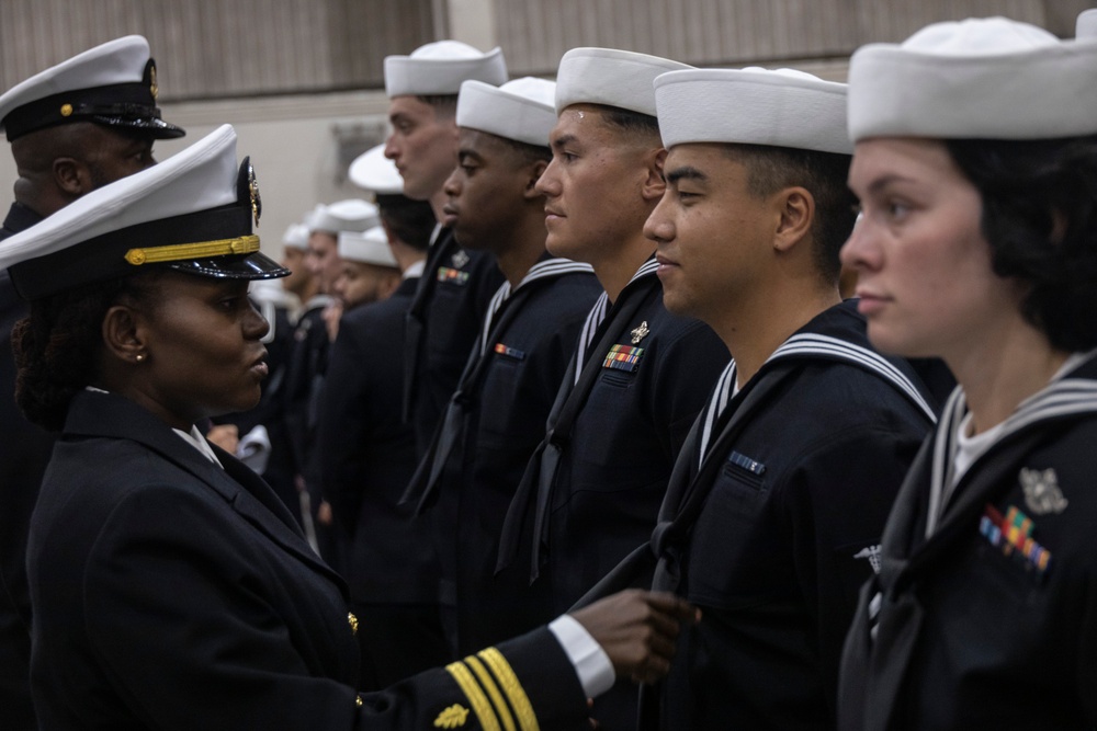 Battalion Blues: 3d Medical Battalion Conducts Quarterly Uniform Dress Blues Inspection