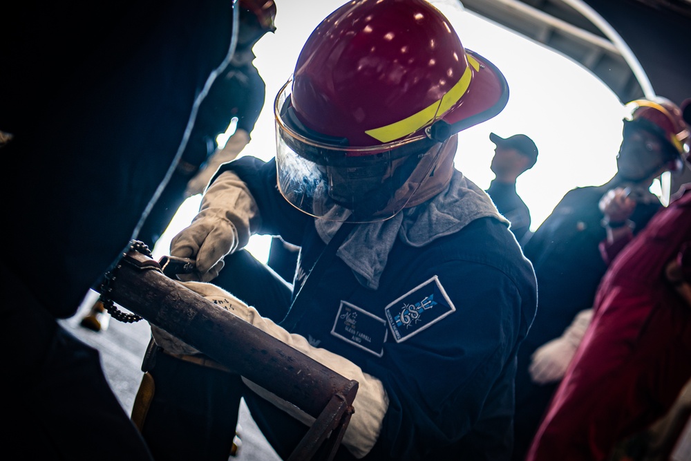 Nimitz Sailors Participate in General Quarters Drill