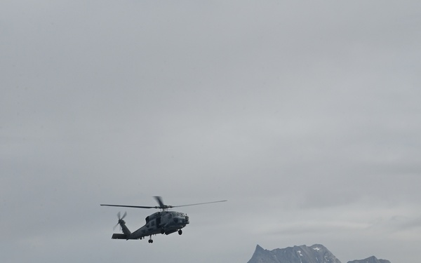 US Coast Guard Cutter Northland, Arctic partners transit to Greenland