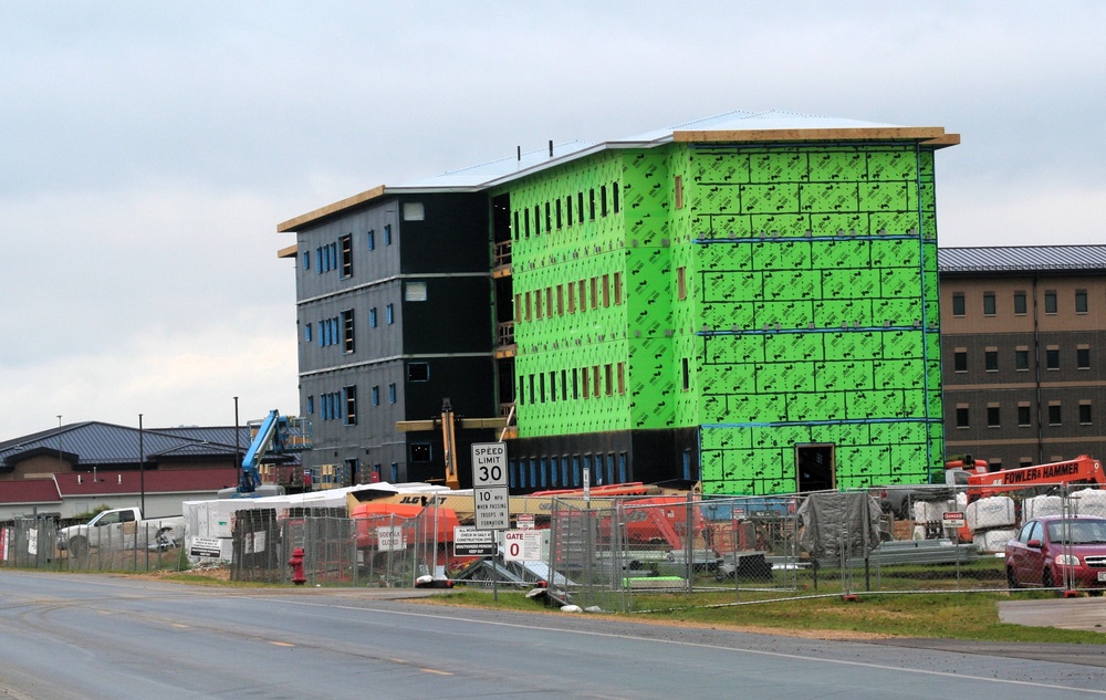 FY 2022-funded South Barracks Project construction at Fort McCoy