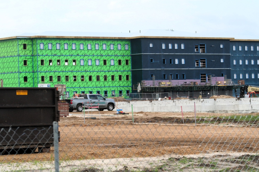 FY 2022-funded South Barracks Project construction at Fort McCoy