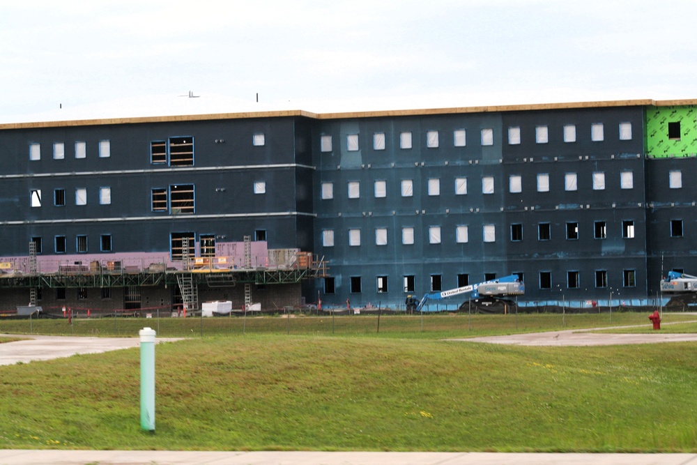 FY 2022-funded South Barracks Project construction at Fort McCoy