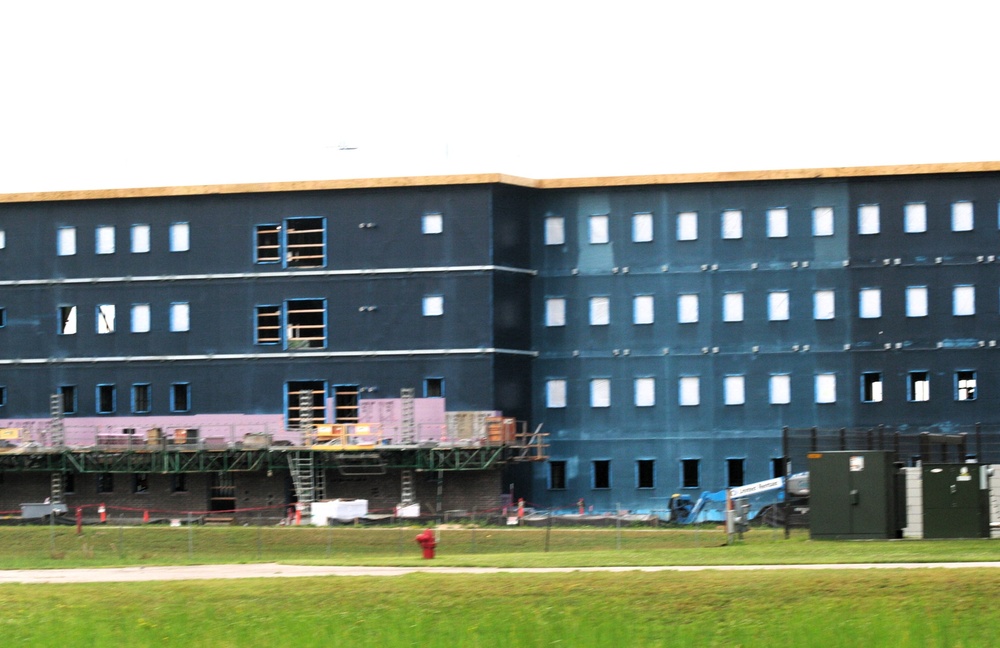 FY 2022-funded South Barracks Project construction at Fort McCoy