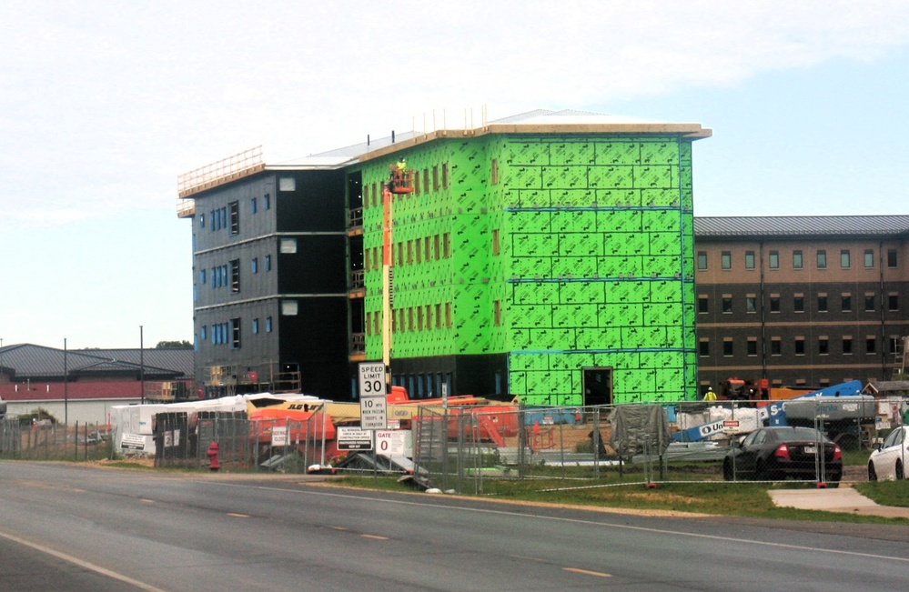 FY 2022-funded South Barracks Project construction at Fort McCoy