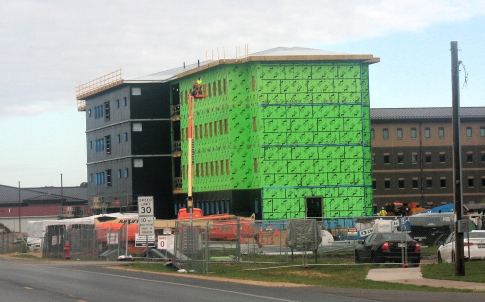 FY 2022-funded South Barracks Project construction at Fort McCoy