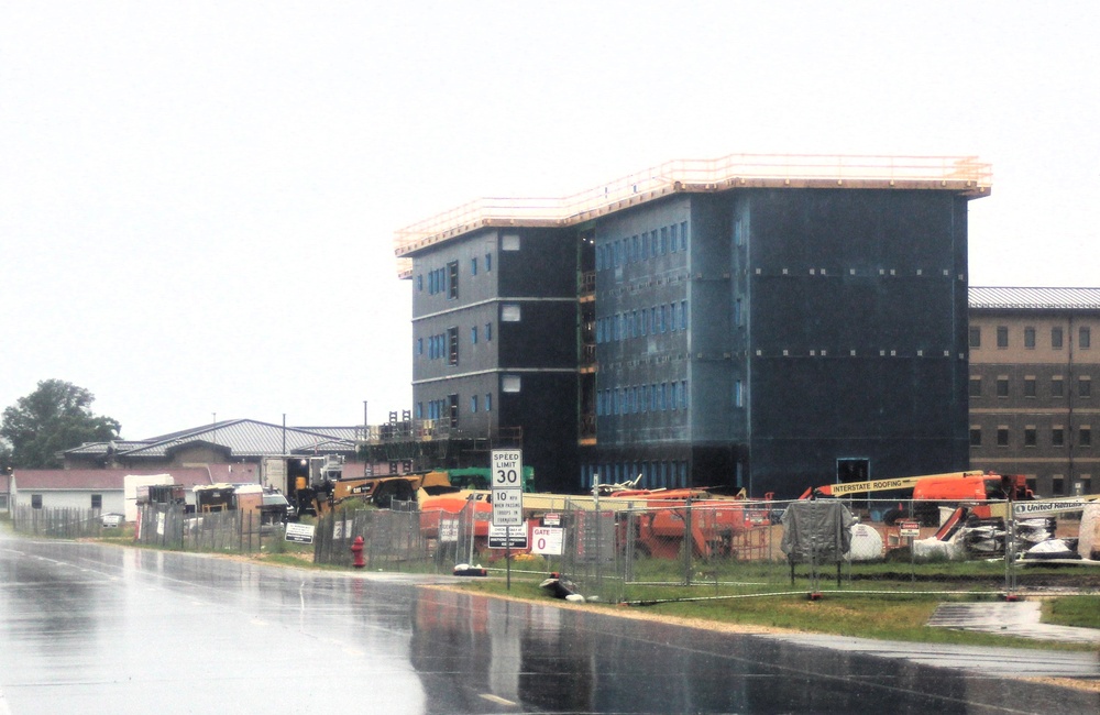 FY 2022-funded South Barracks Project construction at Fort McCoy