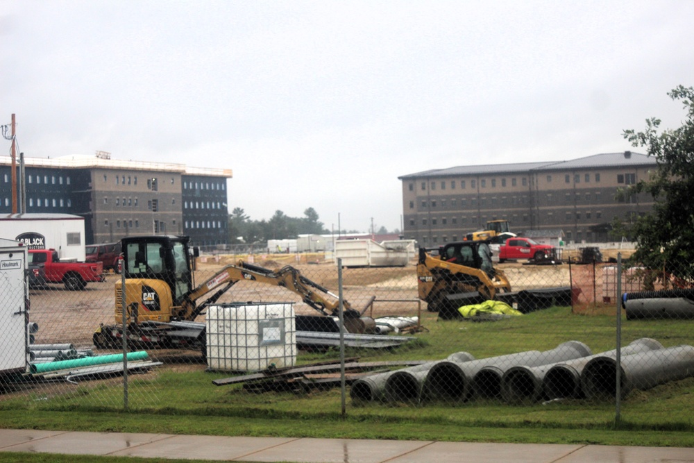 Fiscal year 2023-funded barracks project at Fort McCoy reaches 5 percent complete; foundation builds up as September work continues