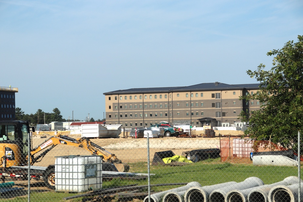 Fiscal year 2023-funded barracks project at Fort McCoy reaches 5 percent complete; foundation builds up as September work continues