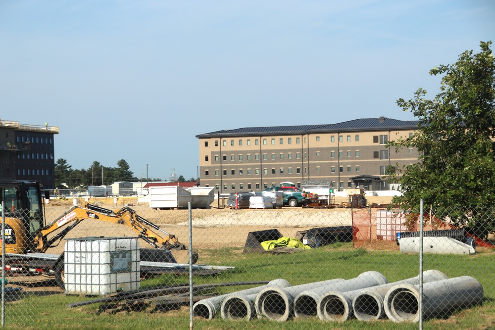 Fiscal year 2023-funded barracks project at Fort McCoy reaches 5 percent complete; foundation builds up as September work continues