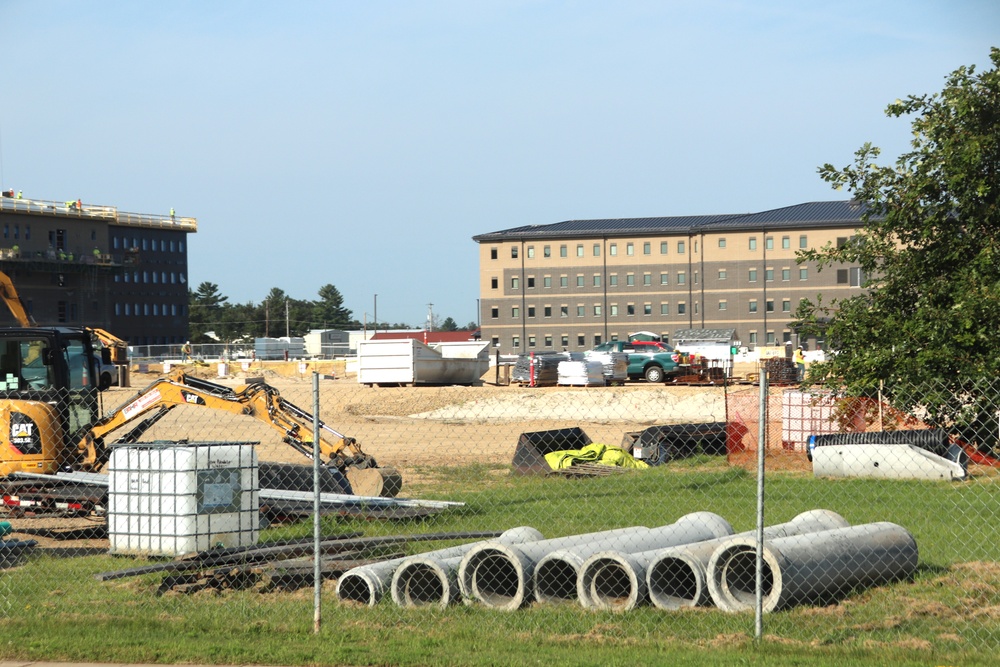 Fiscal year 2023-funded barracks project at Fort McCoy reaches 5 percent complete; foundation builds up as September work continues