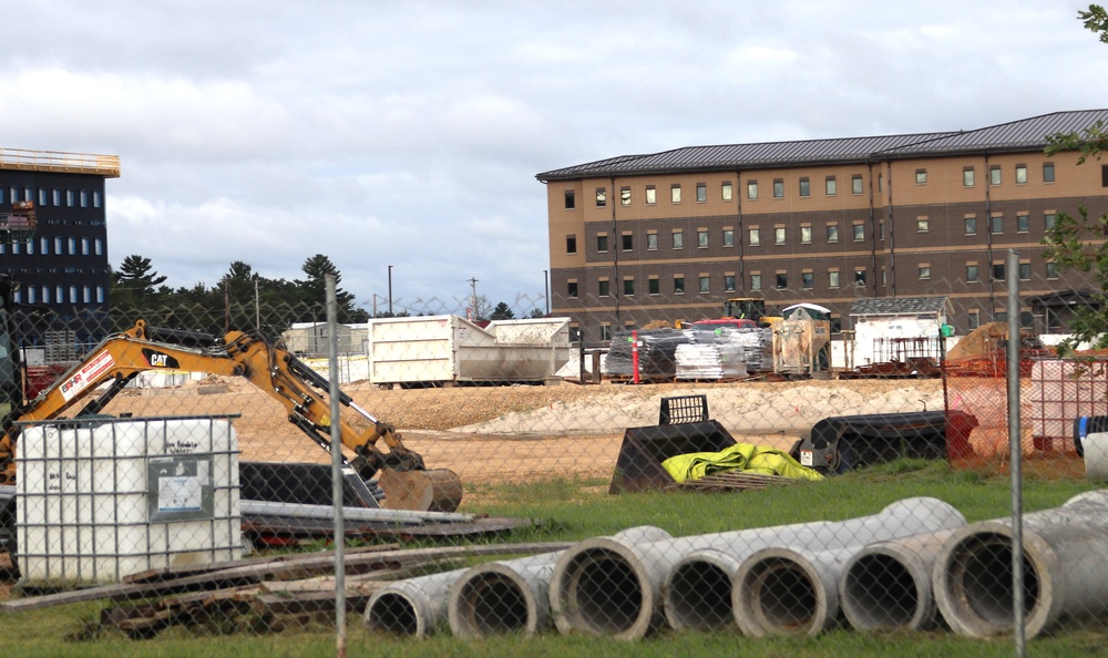 Fiscal year 2023-funded barracks project at Fort McCoy reaches 5 percent complete; foundation builds up as September work continues