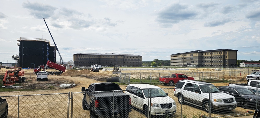 Fiscal year 2023-funded barracks project at Fort McCoy reaches 5 percent complete; foundation builds up as September work continues