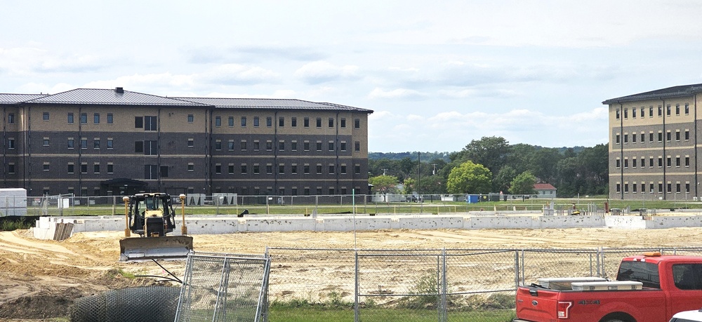 Fiscal year 2023-funded barracks project at Fort McCoy reaches 5 percent complete; foundation builds up as September work continues
