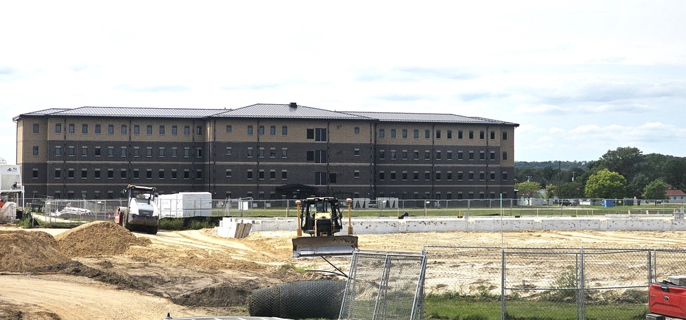 Fiscal year 2023-funded barracks project at Fort McCoy reaches 5 percent complete; foundation builds up as September work continues