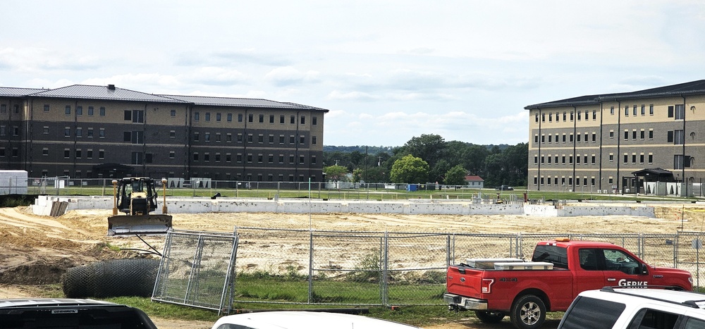 Fiscal year 2023-funded barracks project at Fort McCoy reaches 5 percent complete; foundation builds up as September work continues