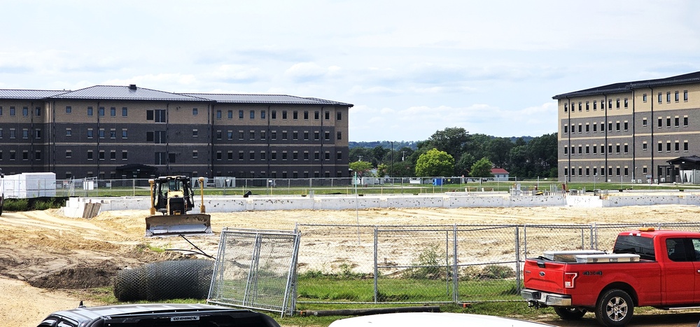 Fiscal year 2023-funded barracks project at Fort McCoy reaches 5 percent complete; foundation builds up as September work continues