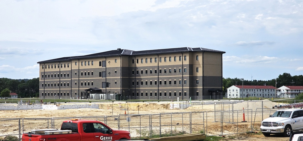 Fiscal year 2023-funded barracks project at Fort McCoy reaches 5 percent complete; foundation builds up as September work continues