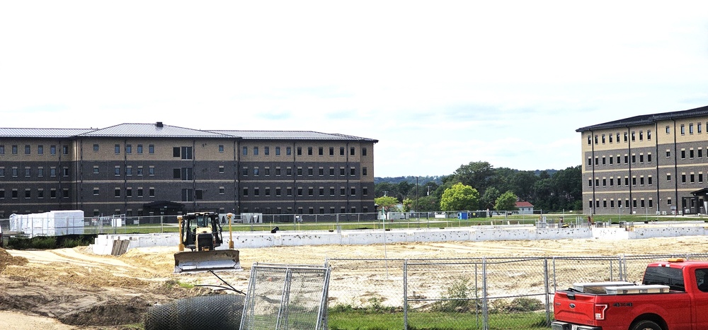 Fiscal year 2023-funded barracks project at Fort McCoy reaches 5 percent complete; foundation builds up as September work continues