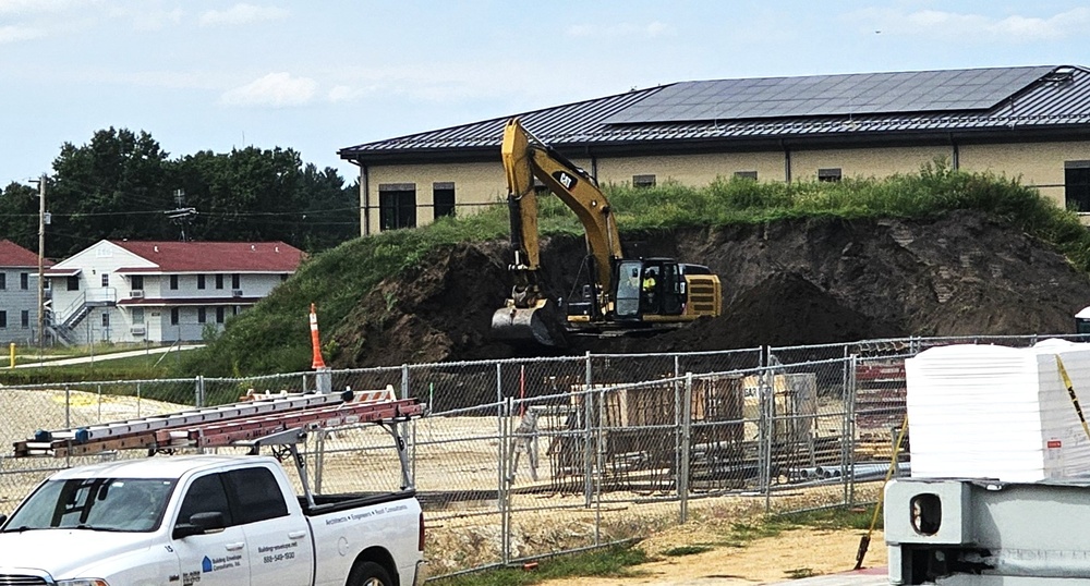 Fiscal year 2023-funded barracks project at Fort McCoy reaches 5 percent complete; foundation builds up as September work continues